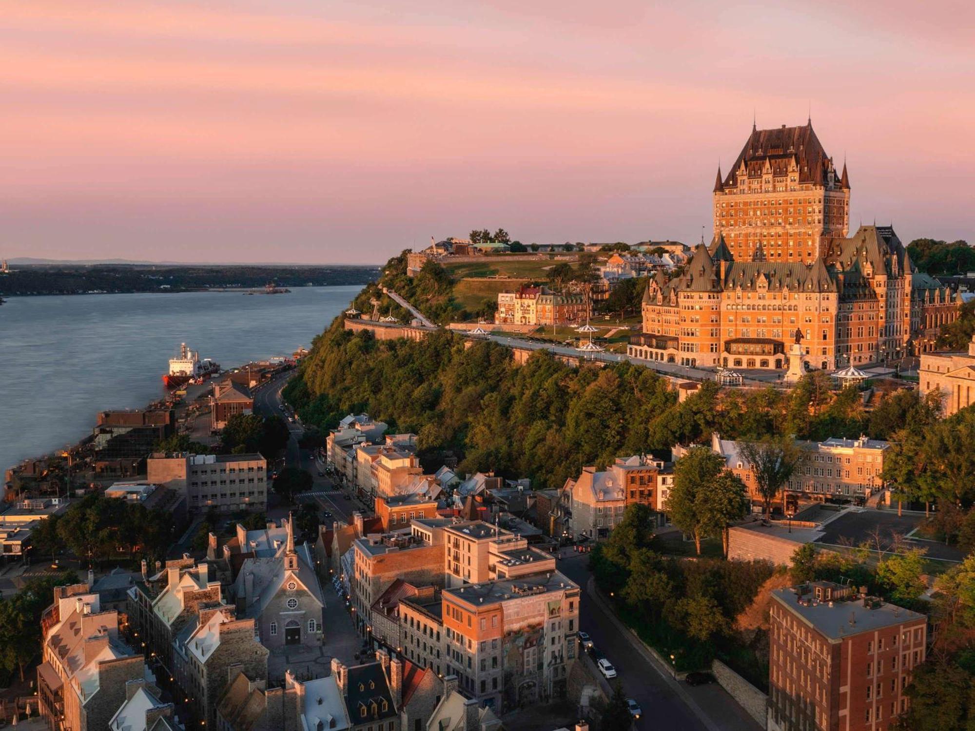 Fairmont Le Chateau Frontenac Hotel Quebeque Exterior foto