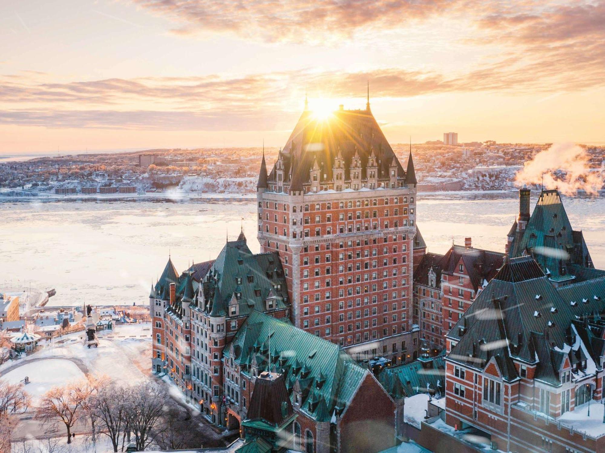 Fairmont Le Chateau Frontenac Hotel Quebeque Exterior foto