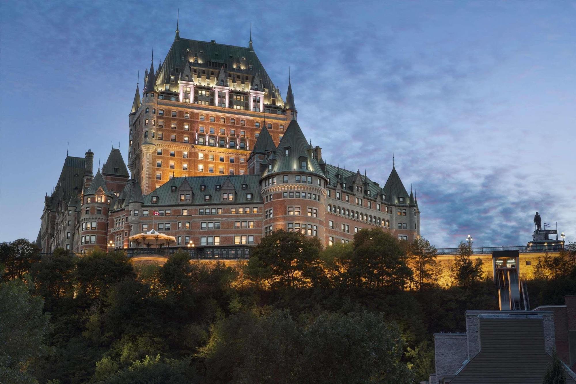 Fairmont Le Chateau Frontenac Hotel Quebeque Exterior foto